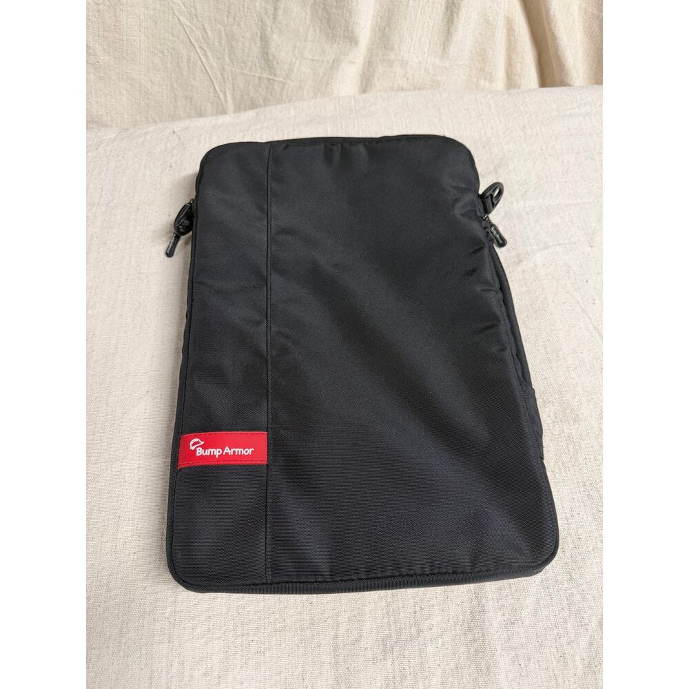 Bump Armor 13"x9" Padded Laptop Sleeve Black Protective Notebook Tablet Case